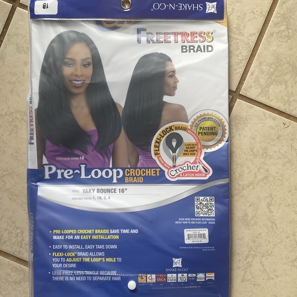 Freetress Pre-Loop Crochet Braid Yaky Bounce 16” - Picture 2 of 4